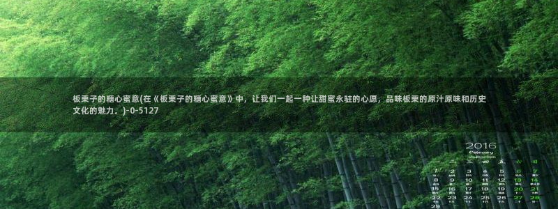 心糖vlog记录：板栗子的糖心蜜意(在《板栗子的糖心